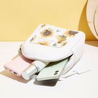 2021 Fall Fashion Women's Small Backpack Sunflower Printing Backpack main image 4