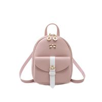 2021 New Mini Backpack Cute Dual-use Metal Ziper Bag Wholesale main image 1