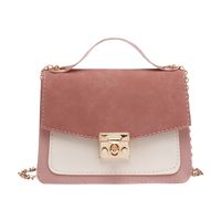 Summer New Women's Contrast Color Stitching Small Square Bag Wholesale main image 1