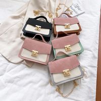 Summer New Women's Contrast Color Stitching Small Square Bag Wholesale main image 3