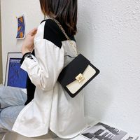 Summer New Women's Contrast Color Stitching Small Square Bag Wholesale main image 4