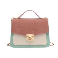 Summer New Women's Contrast Color Stitching Small Square Bag Wholesale main image 5