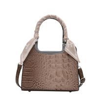 Retro Crocodile Pattern Handbag 2021 New Casual Shoulder Messenger Bag sku image 3