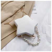 Acrylic Five-pointed Star European And American Messenger Portable Bag Wholesale sku image 1