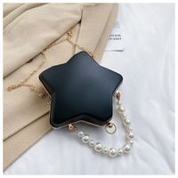 Acrylic Five-pointed Star European And American Messenger Portable Bag Wholesale sku image 5
