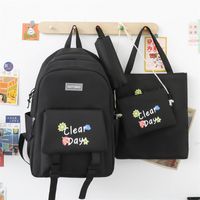 Four-piece Backpack Campus Large-capacity School Bag Wholesale sku image 2