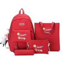 Four-piece Backpack Campus Large-capacity School Bag Wholesale sku image 9