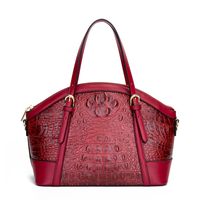 Retro Crocodile Pattern Handbags 2021 New Handbags Portable Messenger Bag sku image 1