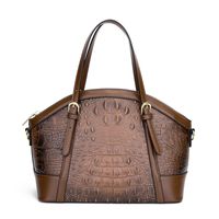 Retro Crocodile Pattern Handbags 2021 New Handbags Portable Messenger Bag sku image 4