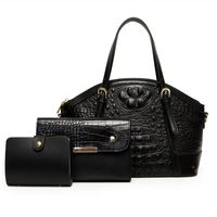 Retro Crocodile Pattern Handbags 2021 New Handbags Portable Messenger Bag sku image 6