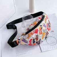 Wholesale Women's Bags Fashion New Style Small Bag Cool Trend Chest Bag Popular Adjustable Waist Bag sku image 4