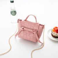 Wholesale Small Bag Stone Pattern Solid Color Handbag Cute Fashion Shoulder Bag sku image 5
