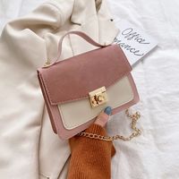 Summer New Women's Contrast Color Stitching Small Square Bag Wholesale sku image 11