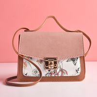 Summer New Women's Contrast Color Stitching Small Square Bag Wholesale sku image 2