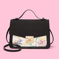 Summer New Women's Contrast Color Stitching Small Square Bag Wholesale sku image 7