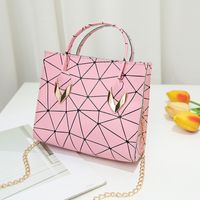 2021 New Women's Small Square Bag Trend Laser Portable Messenger Shoulder Bag sku image 5