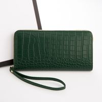 Großhandel Neue Damen Lange Brieftasche Im Europäischen Und Amerikanischen Stil Krokodil Muster Brieftasche sku image 2