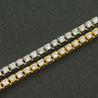 Collier De Diamants À Une Rangée De Diamants À Une Rangée Plein De Chaîne De Tennis De Diamants main image 4