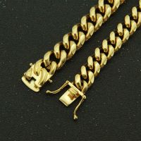 Men's Glossy Stainless Steel Cuban Bracelet Wholesale Jewelry main image 4
