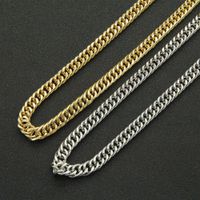 Fashion Double-layer Cuban Chain Necklace Accessories Pendant main image 4
