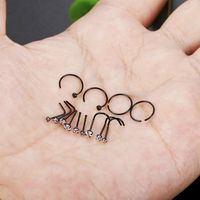 Wholesale Stainless Steel Jewelry Earrings Nose Nails Eyebrow Nails Ten Set main image 6