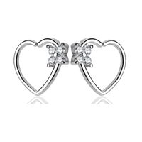 Stainless Steel Hot Sale Love Zircon Nose Ring Multi-function Earrings Ear Bone Nail Piercing main image 5
