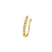 New Fashion U-shaped Diamond Fake Nose Ring Nose Clip main image 3