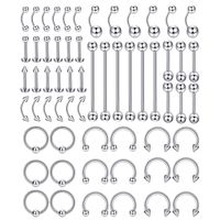 Fashion 60 Pieces Of Accessories Combination Perforation Tool Set Piercing Jewelry Set main image 5