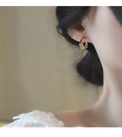 Geometric Earrings 2021 New Trendy Fashion Copper Earrings main image 5