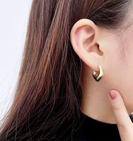 Geometric Earrings 2021 New Trendy Fashion Copper Earrings main image 9