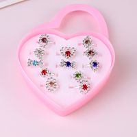 Children's Ring Exquisite Flashing Diamond Adjustable Finger Toy 36 Pieces main image 4