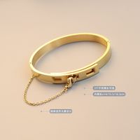 European And American Jewelry Chain Tassel Buckle Titanium Steel Bracelet main image 3