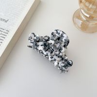 Rétro Fleur Feuilles D'acétate Fait Main Incruster Diamant Artificiel Griffes De Cheveux 1 Pièce sku image 1