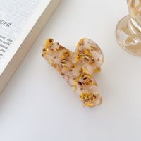 Retro Blume Acetatplatten Handgemacht Inlay Künstlicher Diamant Haarkrallen 1 Stück sku image 5