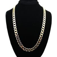 Alloy Chain Hip-hop Fashion Simple Necklace Wide Long Necklace sku image 1