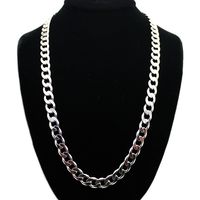 Alloy Chain Hip-hop Fashion Simple Necklace Wide Long Necklace sku image 2