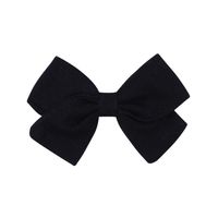 Fashion New Children's Bow Hairpin Baby Hairpin Personality Cotton Solid Color Hairpin sku image 5