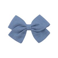 Fashion New Children's Bow Hairpin Baby Hairpin Personality Cotton Solid Color Hairpin sku image 7