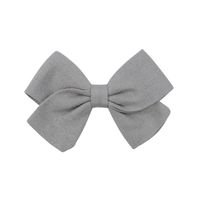Fashion New Children's Bow Hairpin Baby Hairpin Personality Cotton Solid Color Hairpin sku image 8