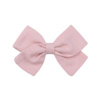 Fashion New Children's Bow Hairpin Baby Hairpin Personality Cotton Solid Color Hairpin sku image 9