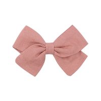 Fashion New Children's Bow Hairpin Baby Hairpin Personality Cotton Solid Color Hairpin sku image 15