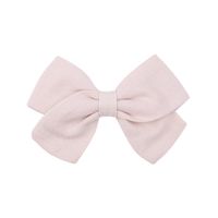 Fashion New Children's Bow Hairpin Baby Hairpin Personality Cotton Solid Color Hairpin sku image 17