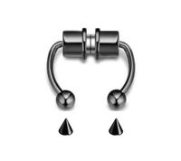 New Stainless Steel Magnetic False Nose Ring Wholesale sku image 9