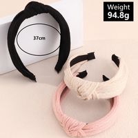 European And American New Style Wide-brimmed Fabric Hair Accessories Knotted Headband main image 2