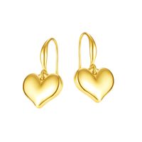 Simple Temperament Heart-shaped Stainless Steel Earrings sku image 2