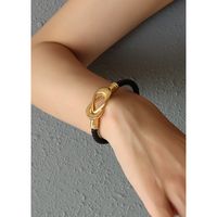 Einfaches Armband Aus Titanstahl Mit Ovaler Schnalle sku image 1