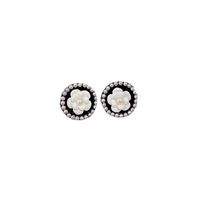 Fashion Pearl Camellia New Trendy Autumn And Winter Niche Earrings main image 6