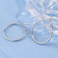 Fashion Simple Korean Style Circle Earrings main image 5