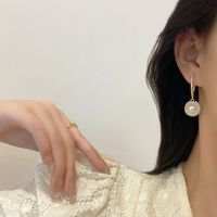 Fashion Geometric Pearl Earrings Personality Earrings Wholesale main image 5