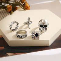 Playing Card Wholesale Creative Retro Card Joint Ring 5-piece Set main image 5
